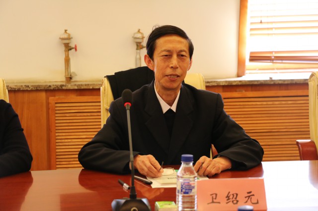 副校长卫绍元对长春建筑学院的盛情接待表示衷心感谢,他表示,此行目的